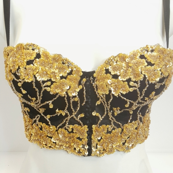 Brallette crop top half corset - Picture 4 of 5